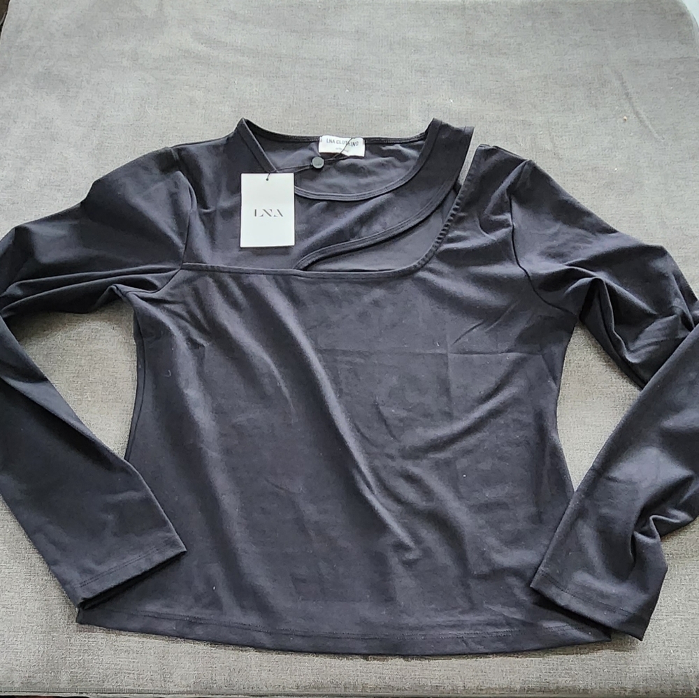 NWT LNA long sleeve top
